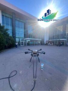 Drone ile dış cephe temizliği ve bina yıkama hizmetleri: Gün Temizlik