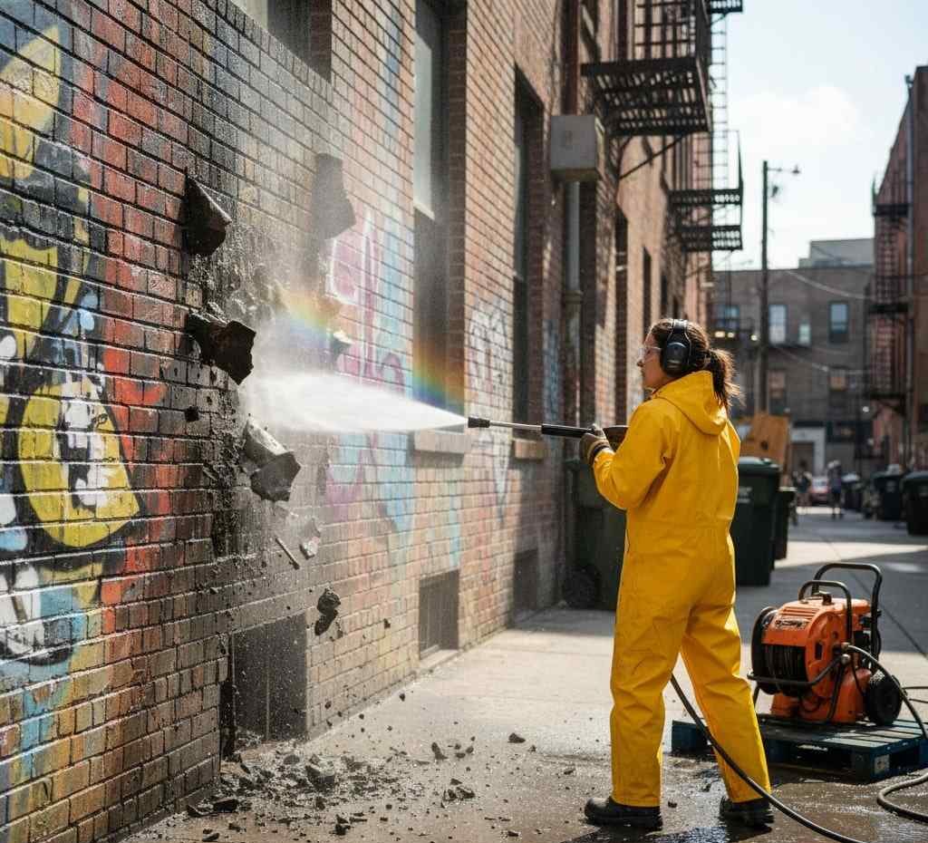 Basınçlı cephe yıkama sistemi