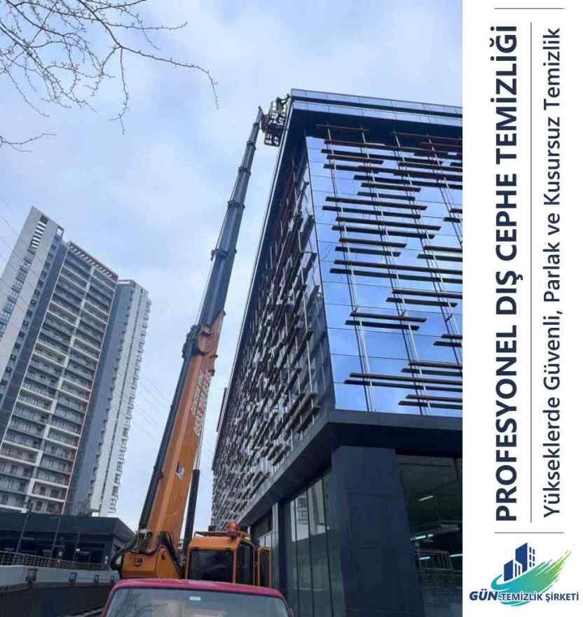 Güvenli, parlak ve kusursuz dış cephe temizliği