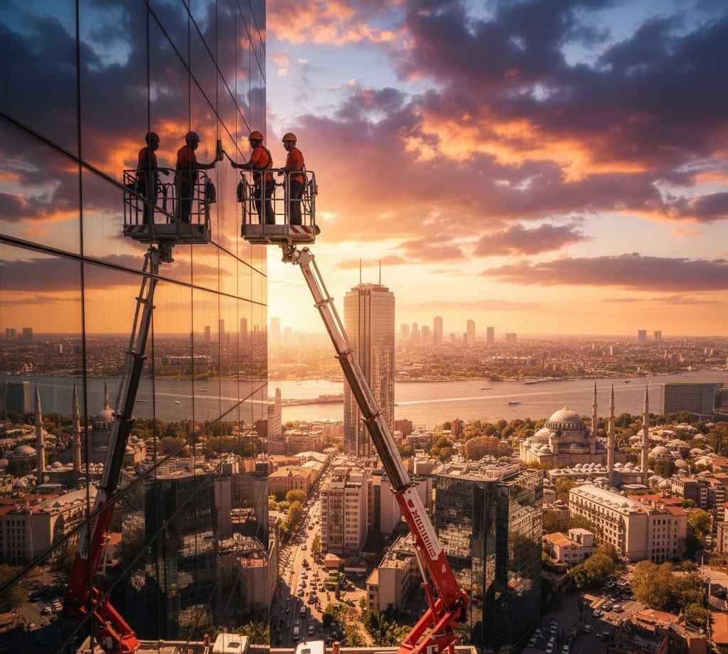 İşyerlerinde cam cephe temizlik hizmetleri: Gün Temizlik Şirketi