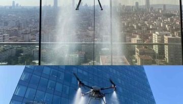 Plaza ve Otellerde Drone ile Cephe Temizliği: Gün Temizlik