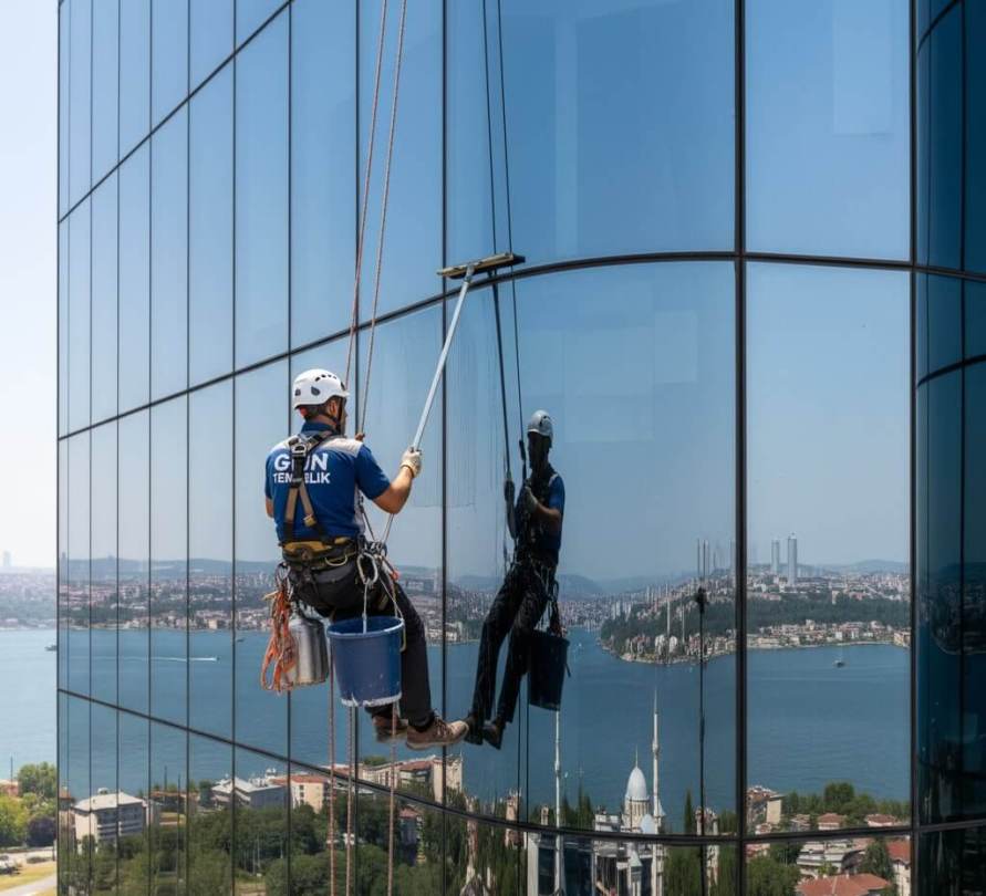 Profesyonel cephe cam temizliği hizmetleri: Gün Temizlik