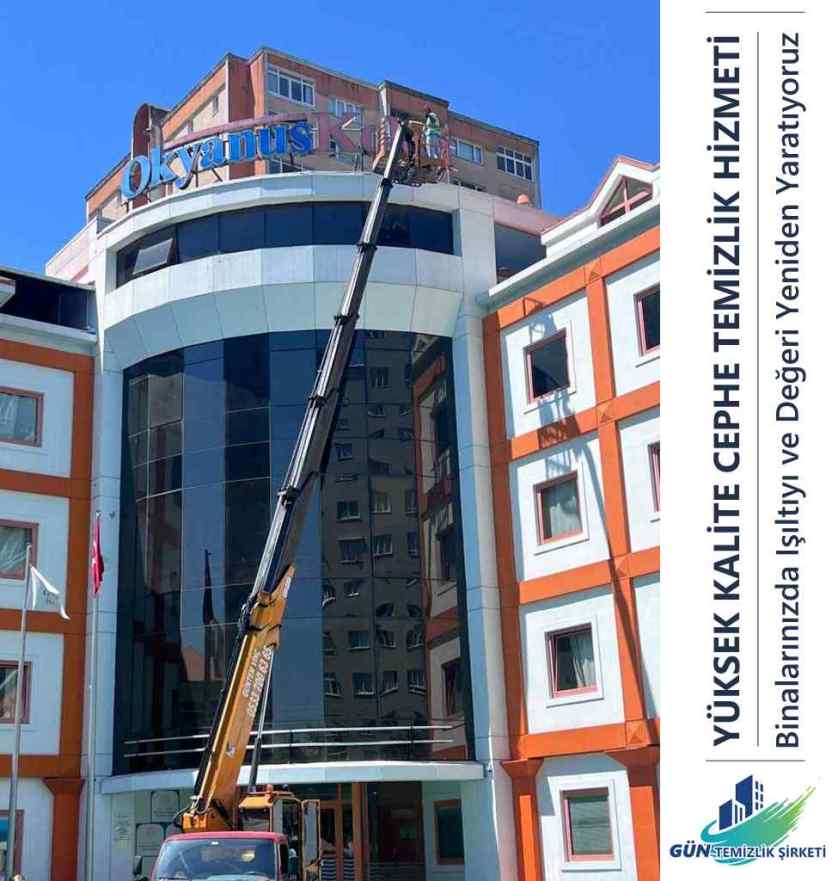 Yüksek kalite cephe temizlik hizmeti