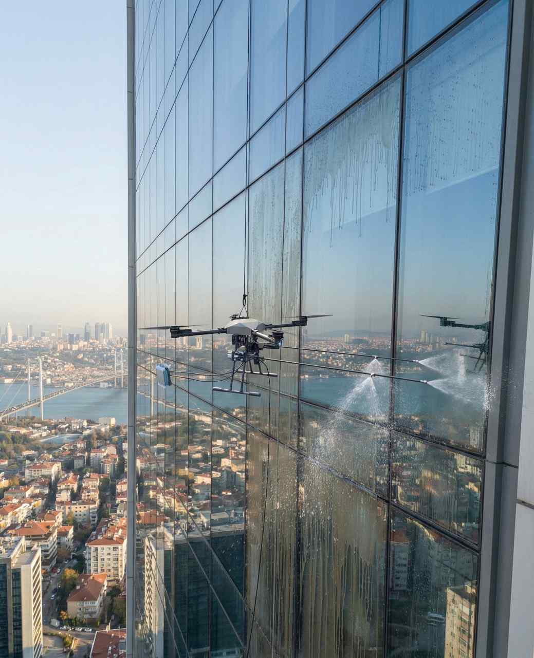 Drone ile Kadıköy dış cephe temizliği hizmetleri: Gün Temizlik Şirketi
