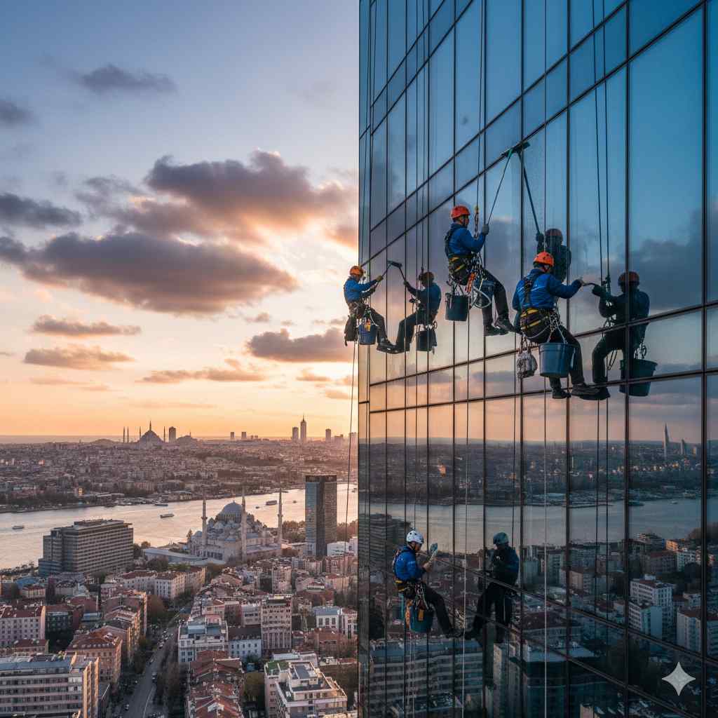 Dağcılık ile Sarıyer dış cephe temizliği hizmetleri