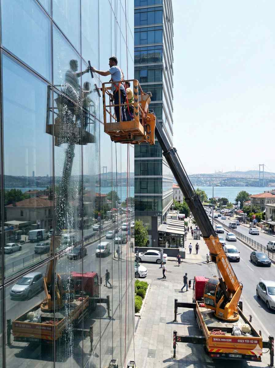 Güngören dış cephe ve cam temizlik hizmetleri
