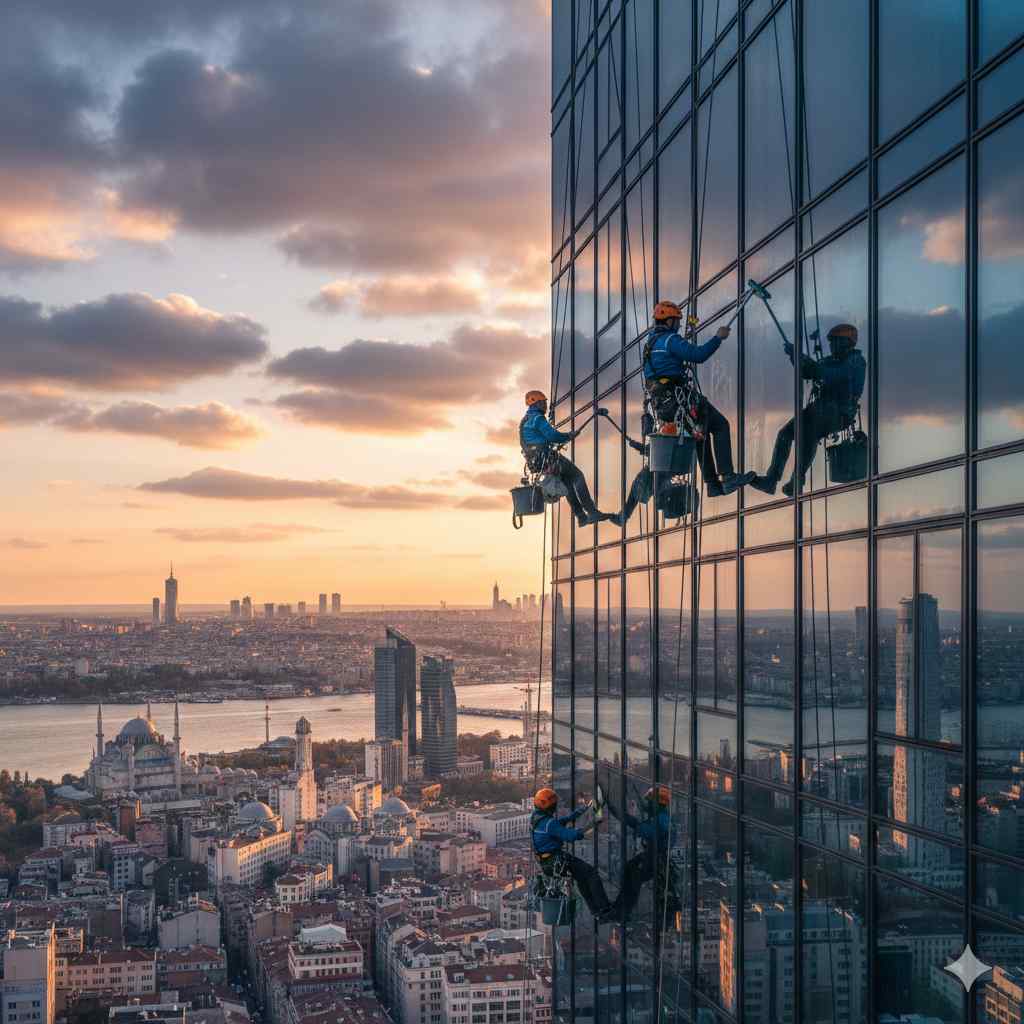 Profesyonel Eminönü dış cephe cam temizliği hizmetleri