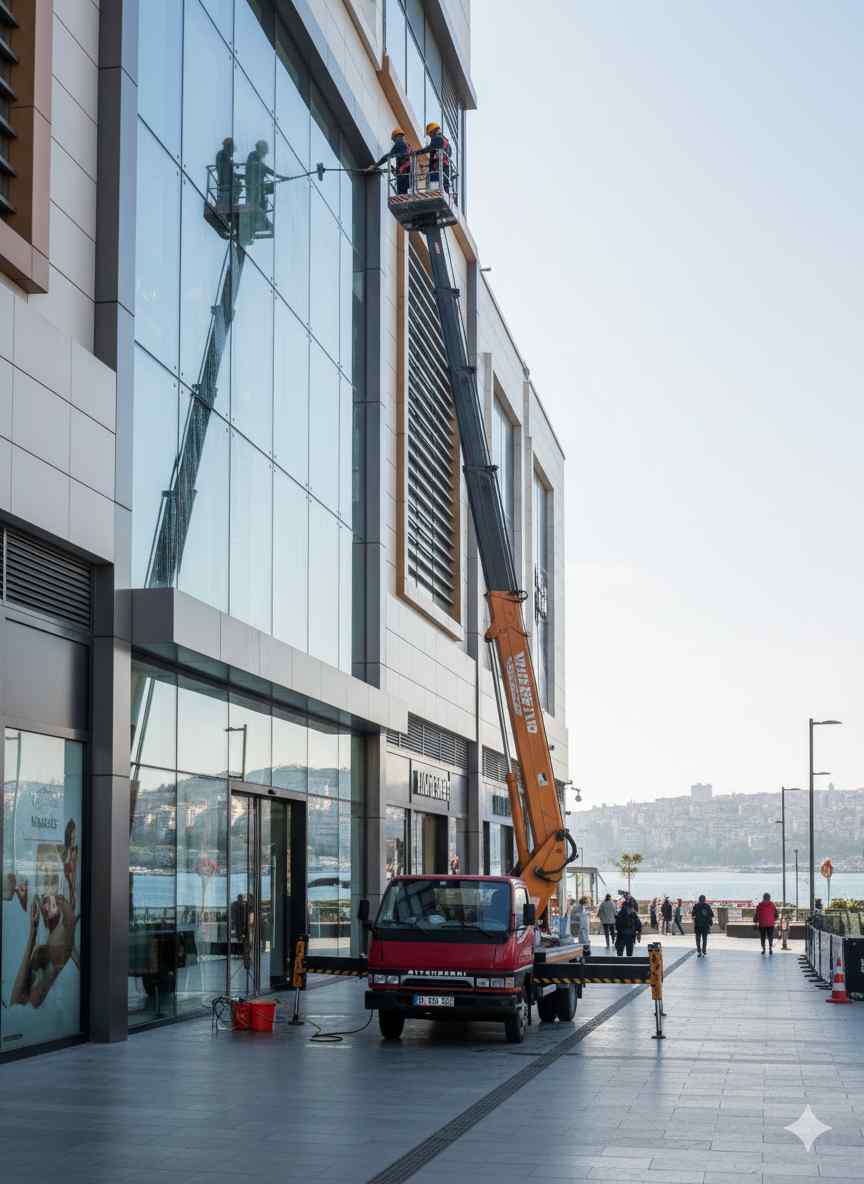 Sancaktepe cam cephe temizlik çalışmaları