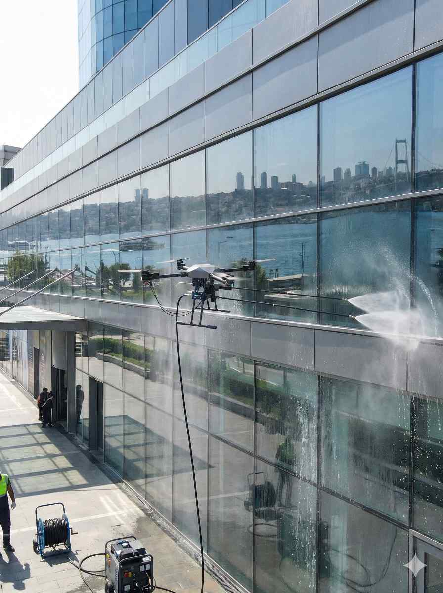 Yeşilköy'de plaza cam temizliği hizmetleri