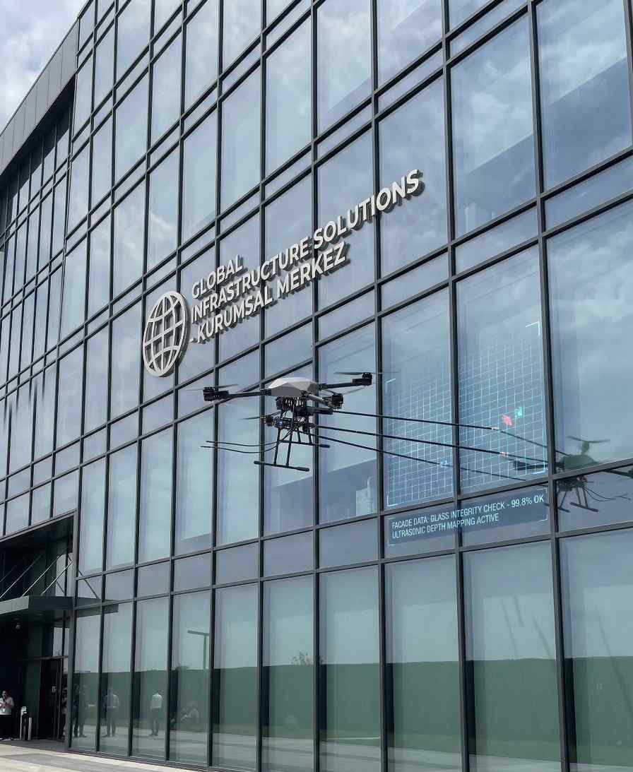 Drone ile Tekirdağ dış cephe temizliği hizmetleri