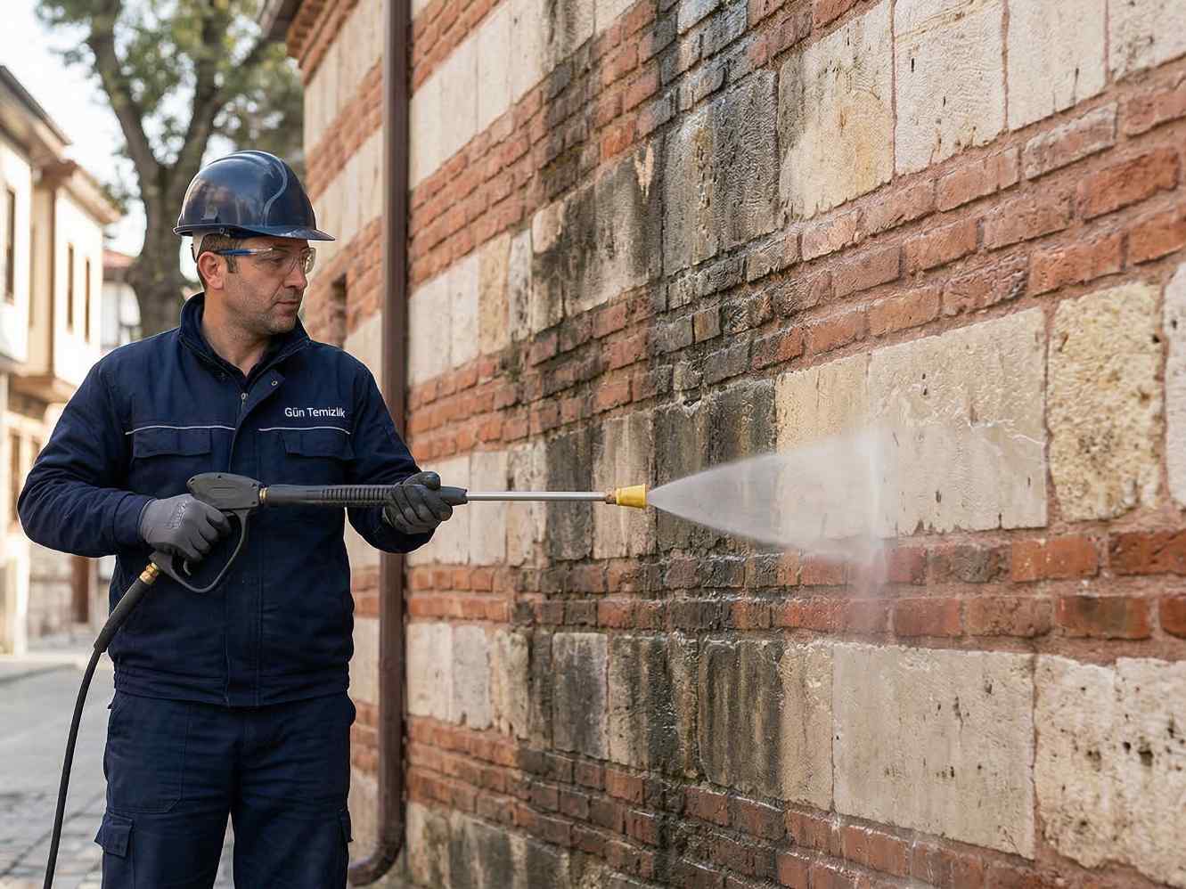 Profesyonel taş ve tuğla cephe temizliği hizmetleri
