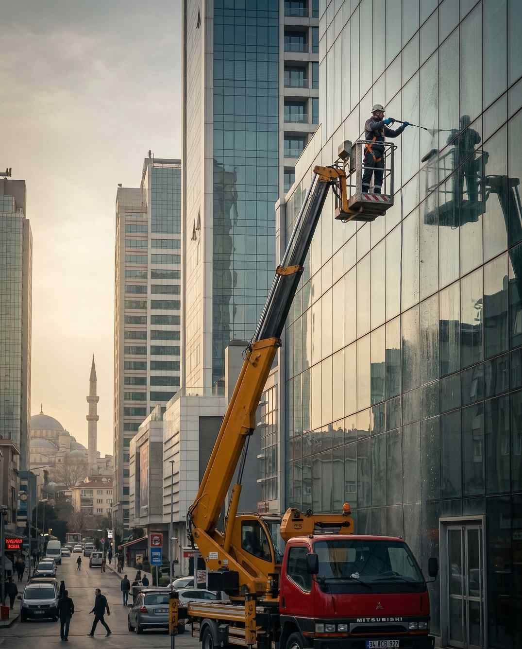 Profesyonel kompozit panel temizliği çalışmaları
