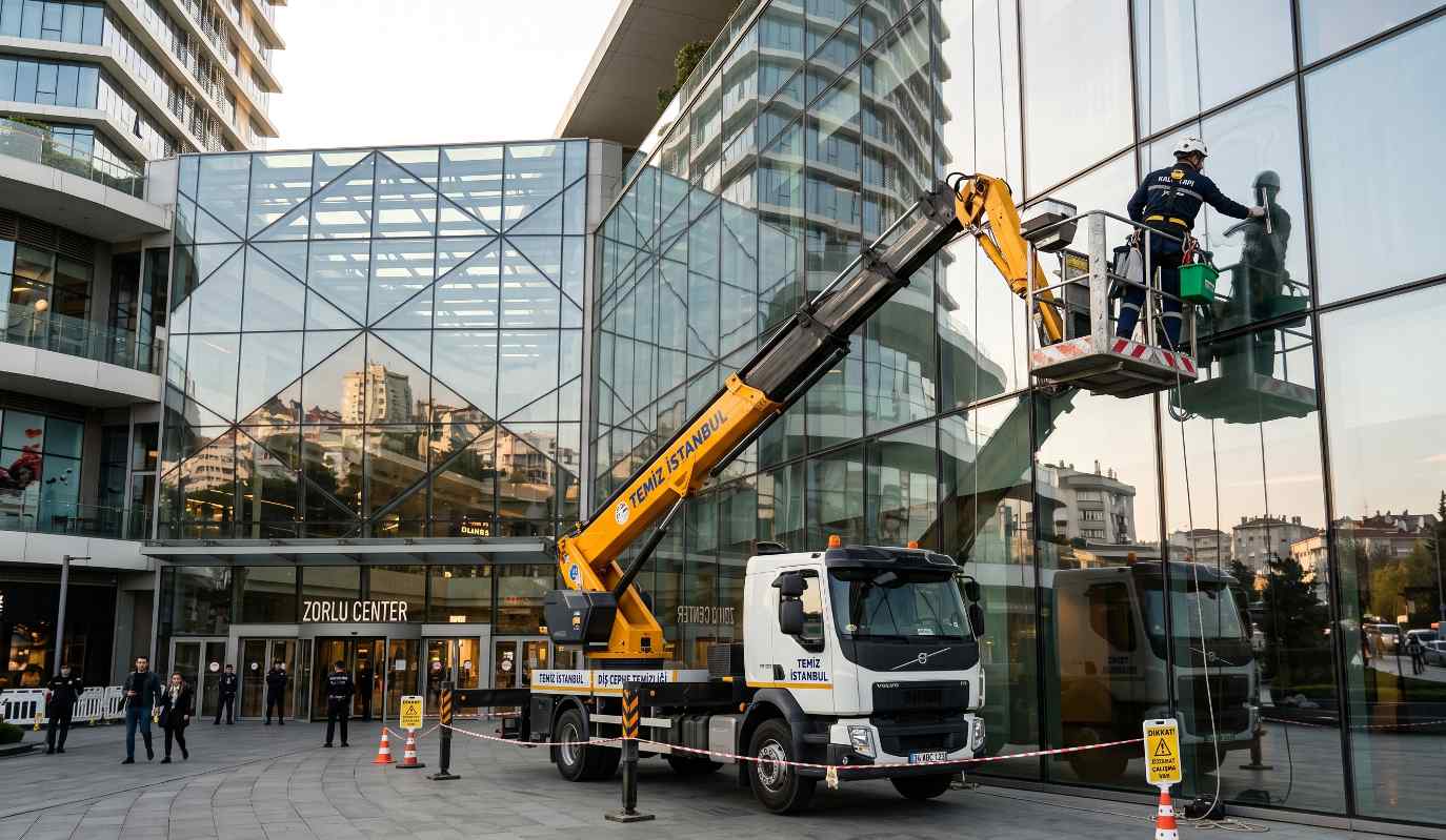 Sultanbeyli dış cephe ve cam temizliği