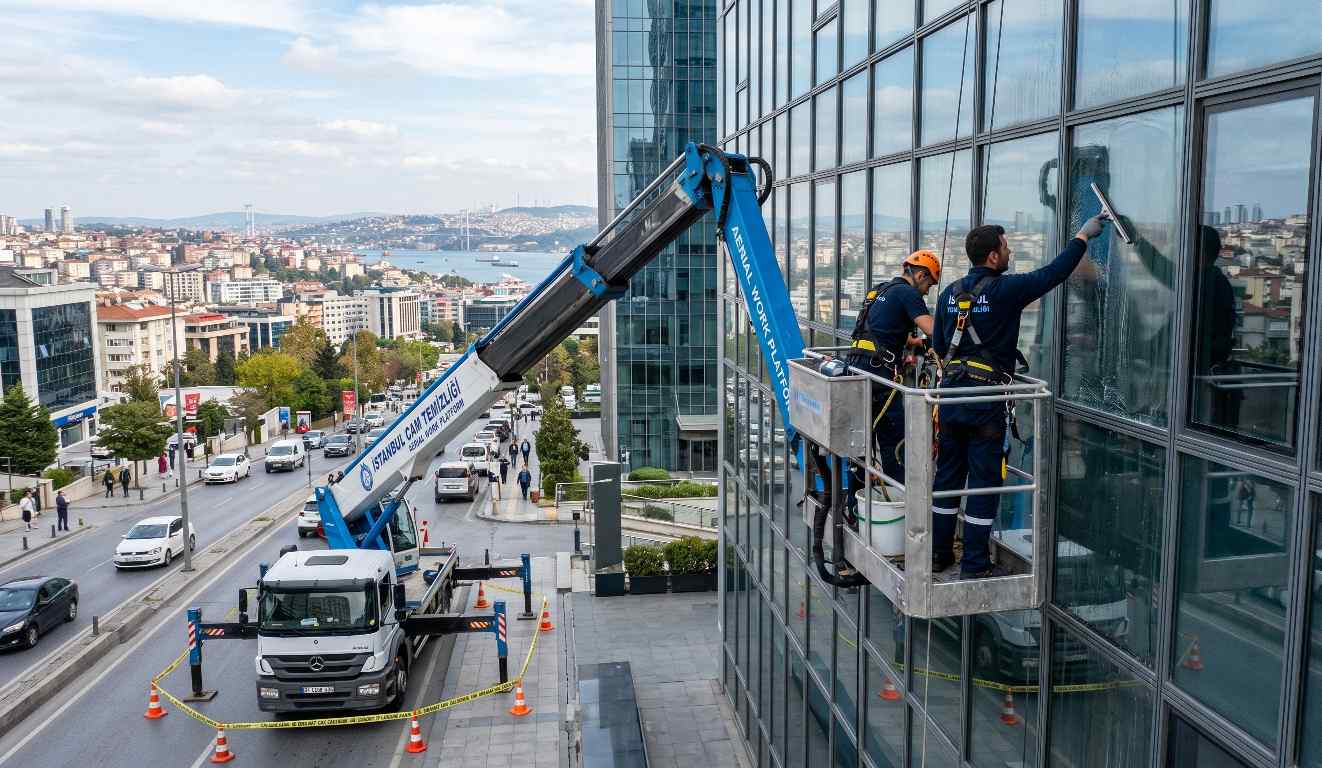 Profesyonel bir firmanın dış cephe temizliği hizmeti